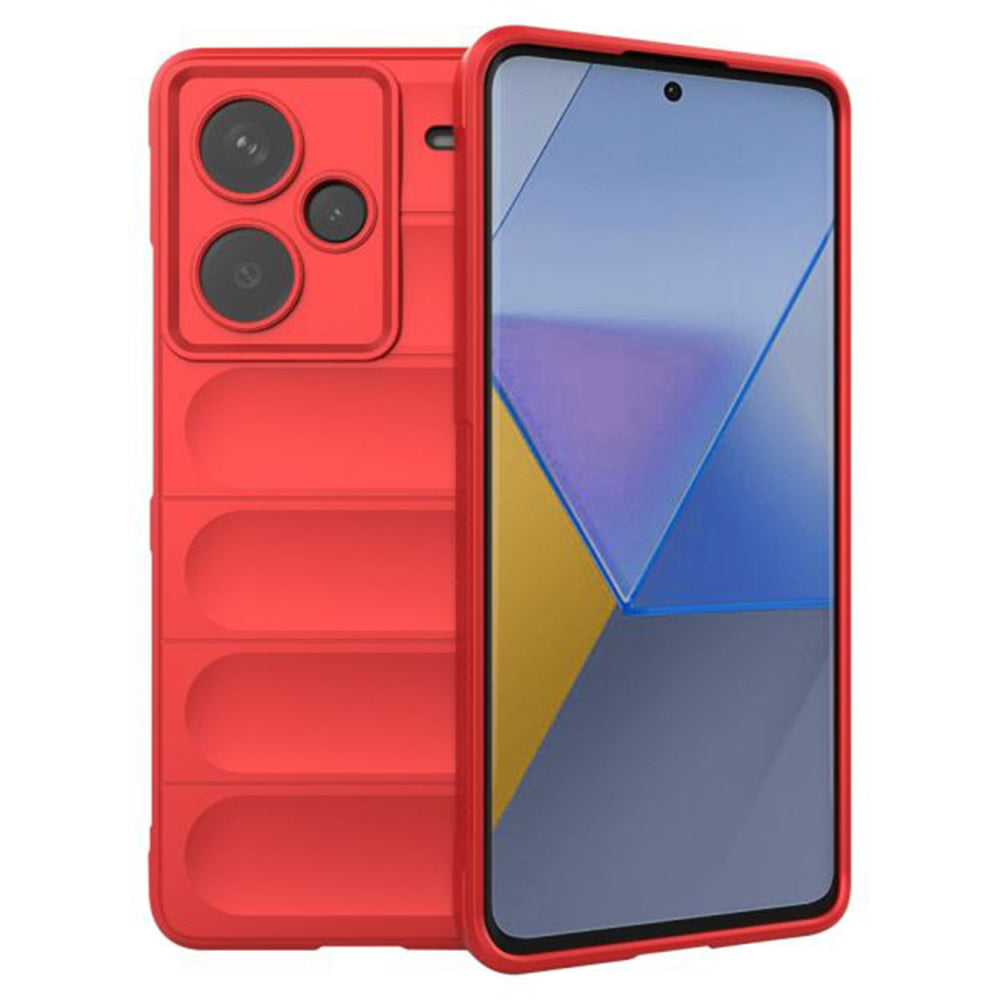 Husa de protectie Techsuit Magic Shield compatibila cu Xiaomi Redmi Note 13 Pro Plus 5G, acoperire spate, rosu