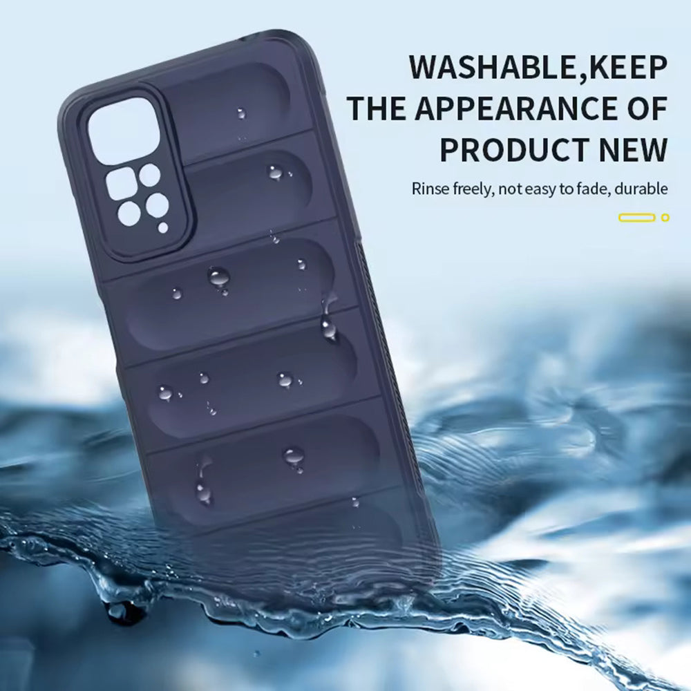 Husa de protectie Techsuit Magic Shield compatibila cu Xiaomi Redmi Note 11, acoperire spate, verde