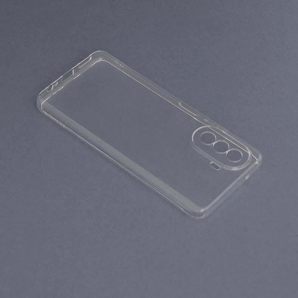 Husa de protectie Techsuit Clear Silicone compatibila cu Huawei nova Y70, acoperire spate, transparent