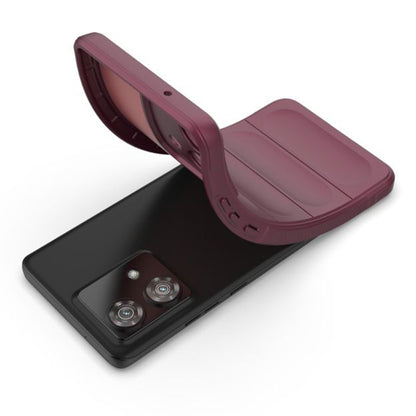 Husa de protectie Techsuit Magic Shield compatibila cu Motorola Edge 40 Neo, acoperire spate, visiniu