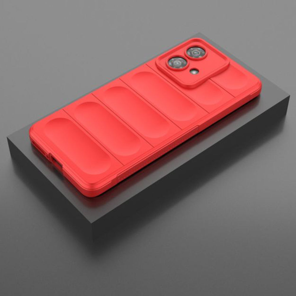 Husa de protectie Techsuit Magic Shield compatibila cu Motorola Edge 40 Neo, acoperire spate, rosu