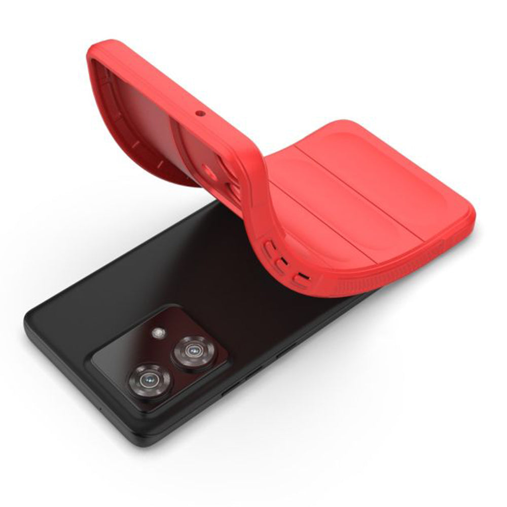 Husa de protectie Techsuit Magic Shield compatibila cu Motorola Edge 40 Neo, acoperire spate, rosu