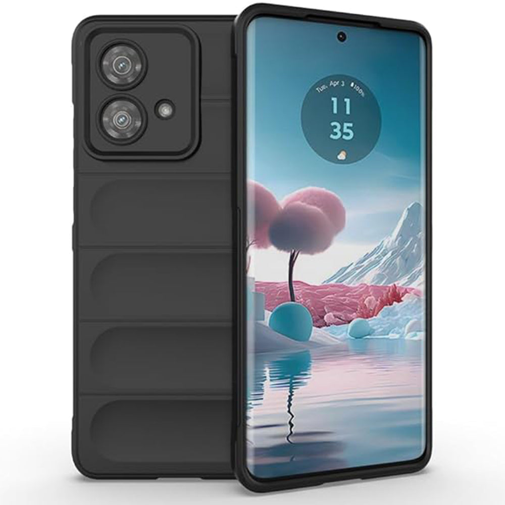 Husa de protectie Techsuit Magic Shield compatibila cu Motorola Edge 40 Neo, acoperire spate, negru