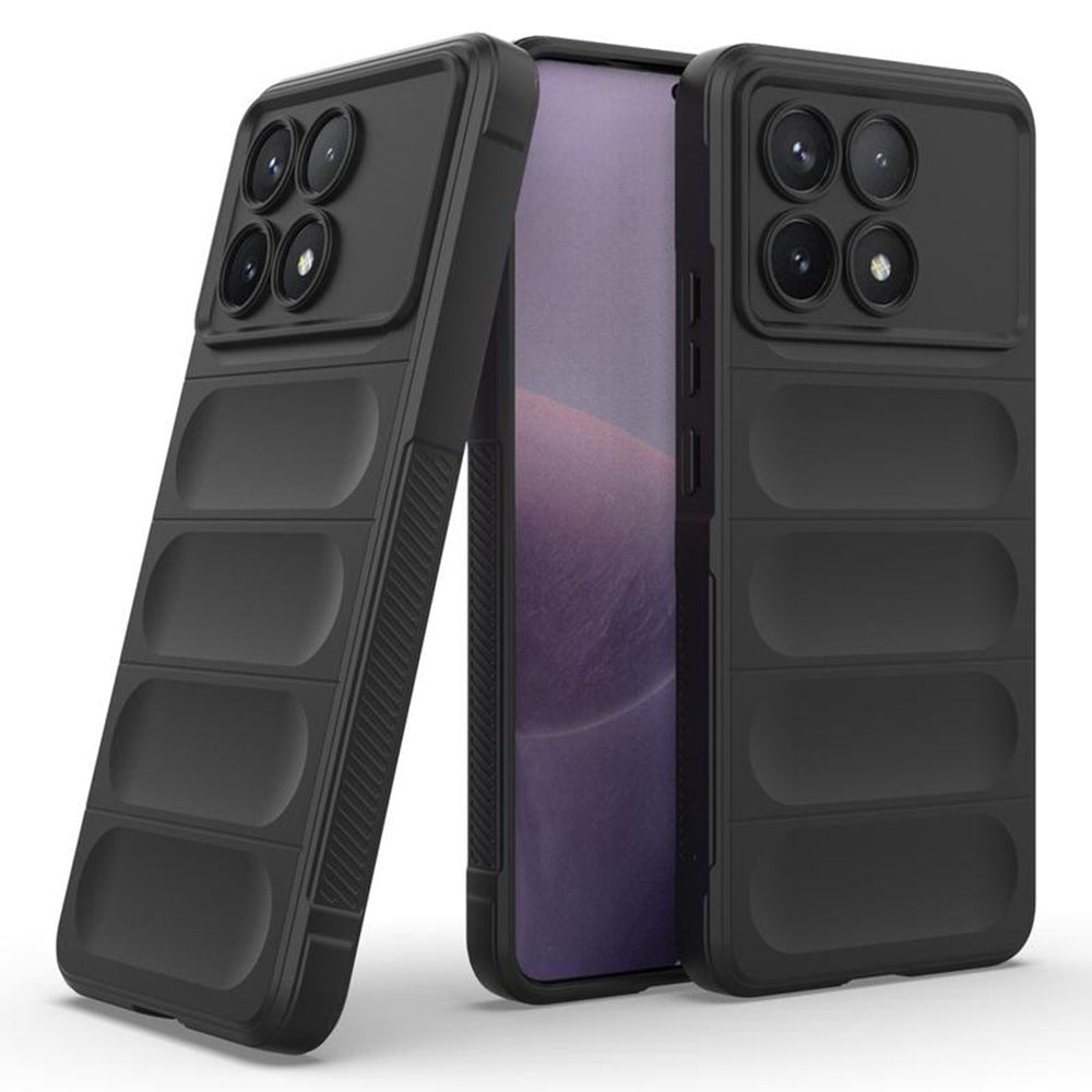 Husa de protectie Techsuit Magic Shield compatibila cu Xiaomi Poco X6 Pro, acoperire spate, rosu