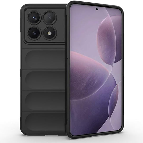 Husa de protectie Techsuit Magic Shield compatibila cu Xiaomi Poco X6 Pro, acoperire spate, negru