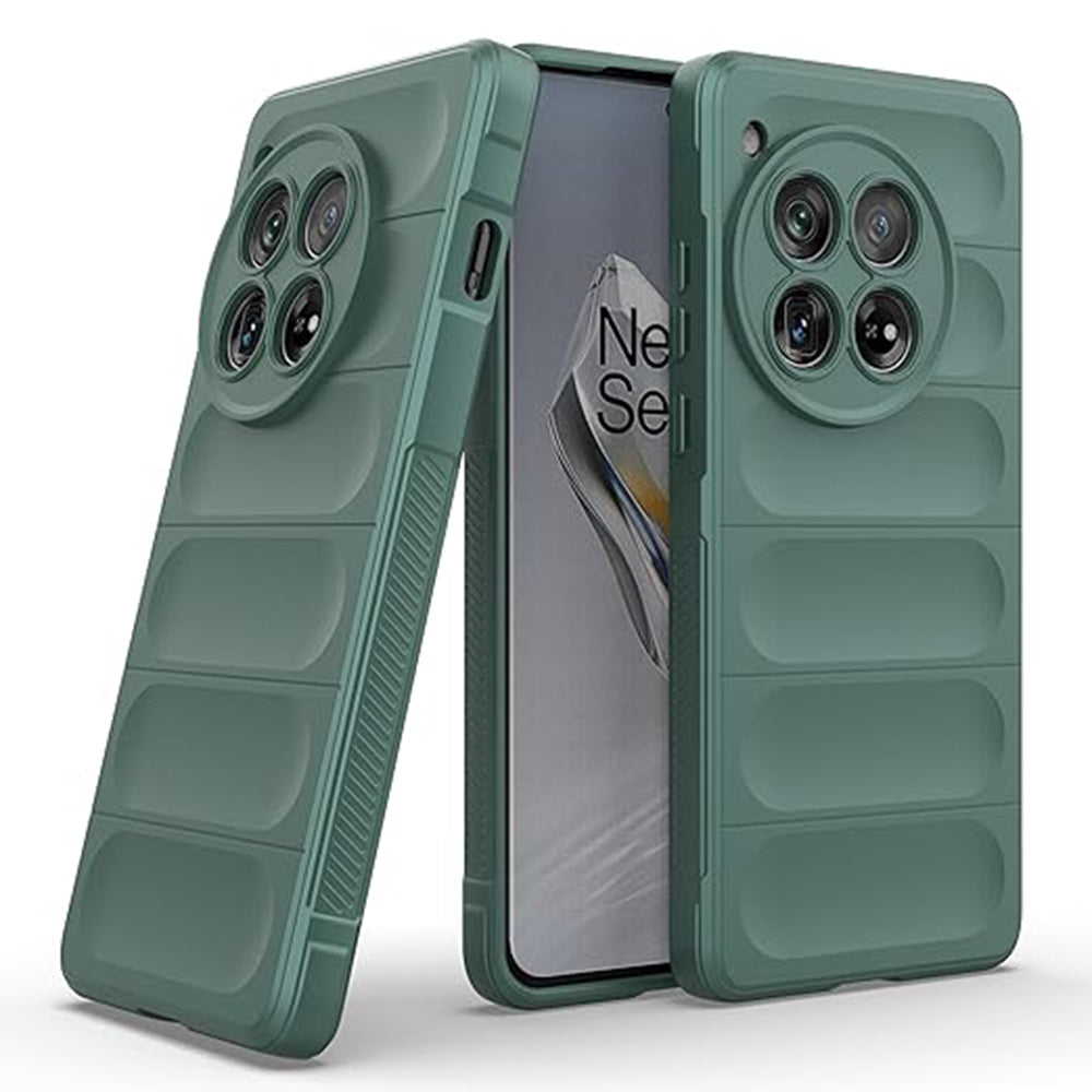 Husa de protectie Techsuit Magic Shield compatibila cu OnePlus 12, acoperire spate, verde