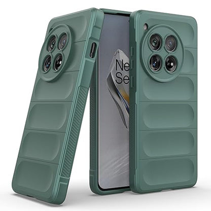 Husa de protectie Techsuit Magic Shield compatibila cu OnePlus 12, acoperire spate, verde