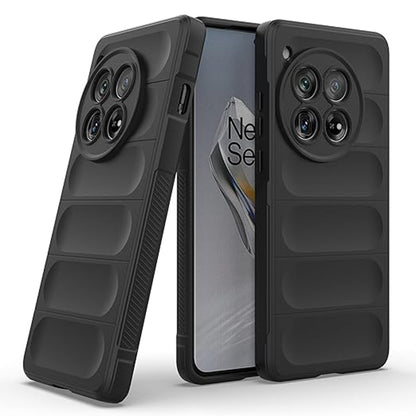 Husa de protectie Techsuit Magic Shield compatibila cu OnePlus 12, acoperire spate, negru