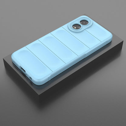 Husa de protectie Techsuit Magic Shield compatibila cu Oppo A18, acoperire spate, albastru inchis