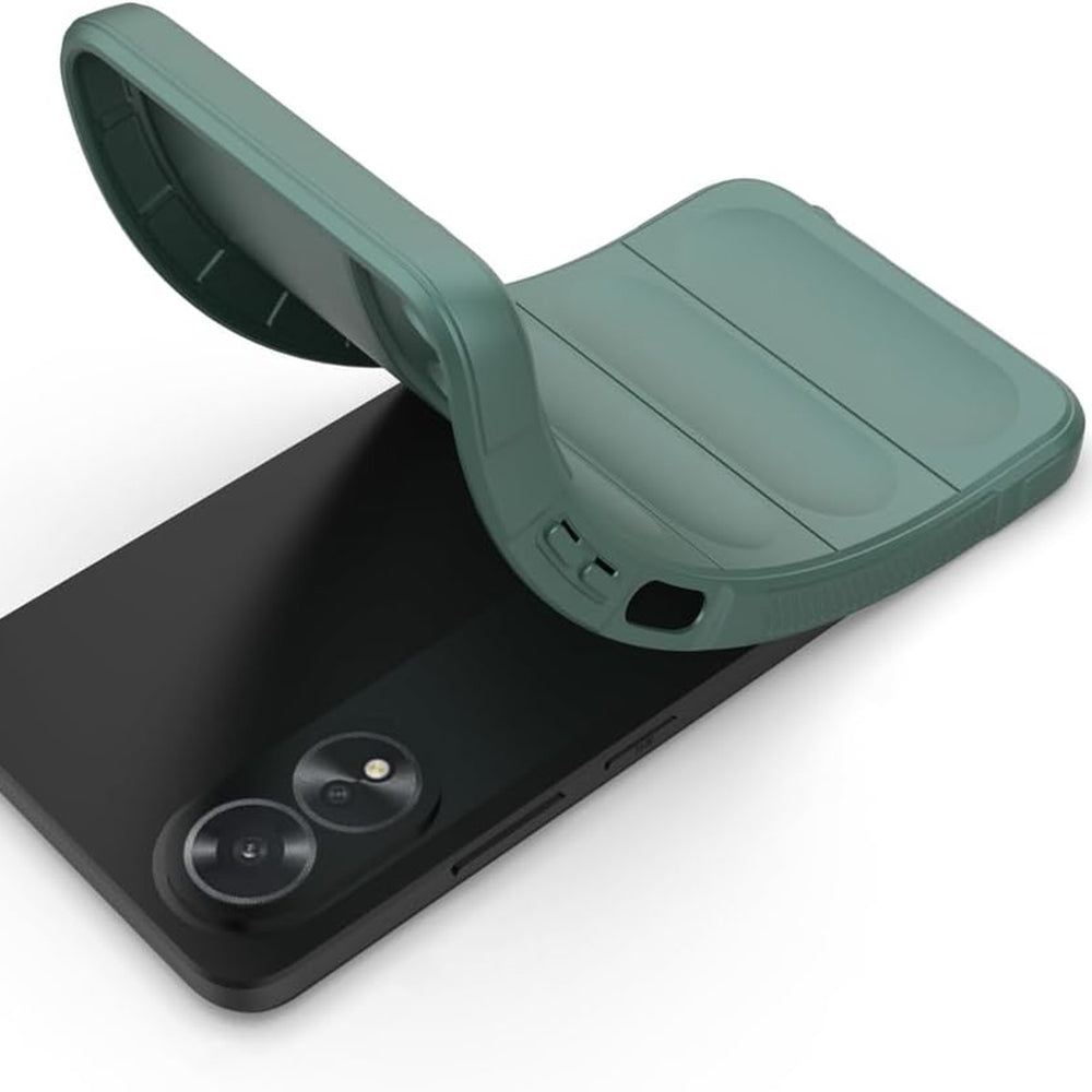 Husa de protectie Techsuit Magic Shield compatibila cu Oppo A38, acoperire spate, verde