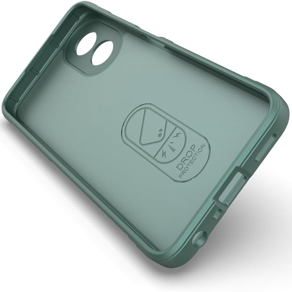 Husa de protectie Techsuit Magic Shield compatibila cu Oppo A18, acoperire spate, verde