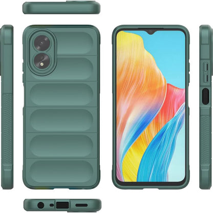 Husa de protectie Techsuit Magic Shield compatibila cu Oppo A18, acoperire spate, verde