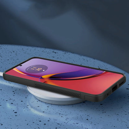 Husa de protectie Techsuit Magic Shield compatibila cu Motorola Moto G84, acoperire spate, mov