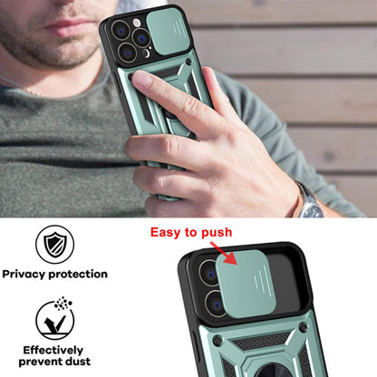 Husa de protectie Techsuit CamShield Series compatibila cu Apple iPhone 13 Pro Max, acoperire spate, verde