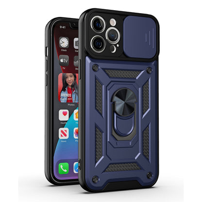 Husa de protectie Techsuit CamShield Series compatibila cu Apple iPhone 12 Pro Max, acoperire spate, albastru