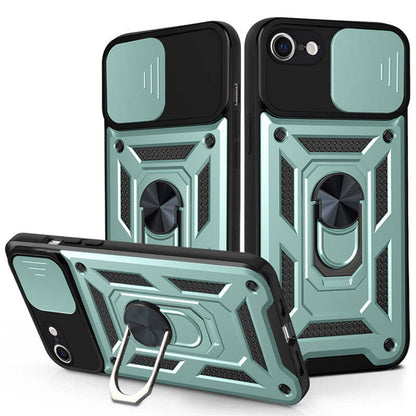 Husa de protectie Techsuit CamShield Series compatibila cu Apple iPhone SE 2020, acoperire spate, verde
