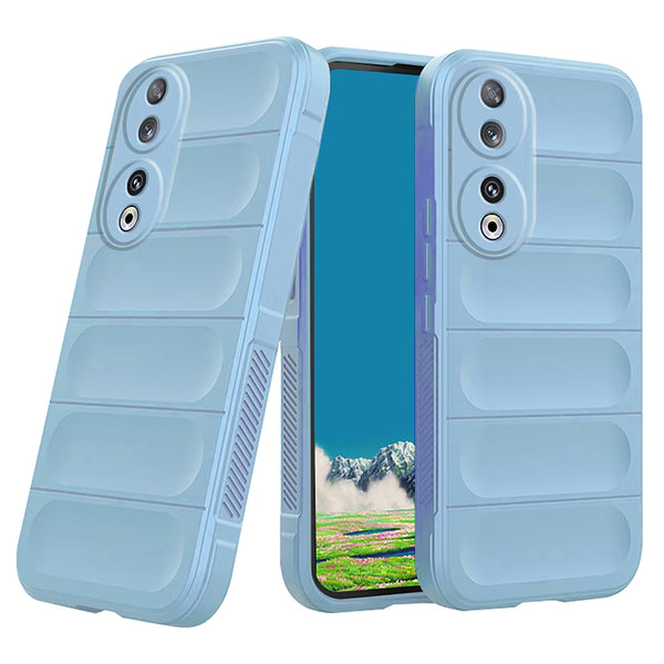 Husa de protectie Techsuit Magic Shield compatibila cu Honor 90, acoperire spate, albastru inchis