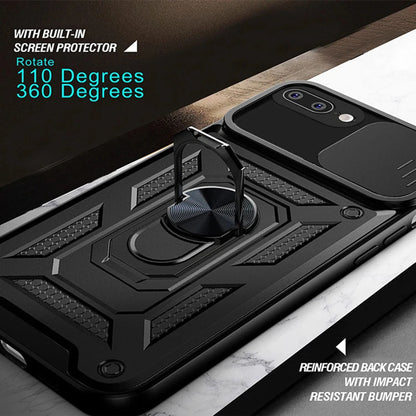 Husa de protectie Techsuit CamShield Series compatibila cu Apple iPhone 7 Plus, acoperire spate, albastru