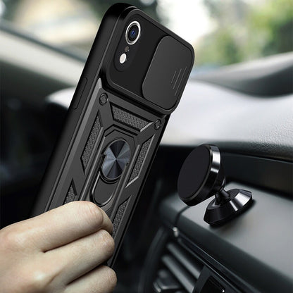 Husa de protectie Techsuit CamShield Series compatibila cu Apple iPhone XR, acoperire spate, albastru