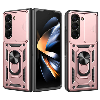 Husa de protectie Techsuit CamShield Series compatibila cu Samsung Galaxy Z Fold5, acoperire spate, rose gold