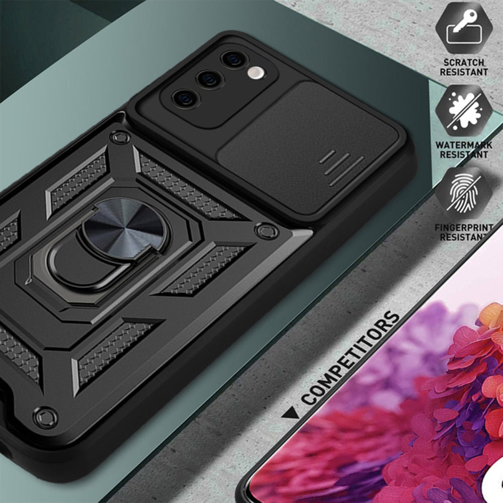 Husa de protectie Techsuit CamShield Series compatibila cu Samsung Galaxy S20 FE, acoperire spate, rose gold