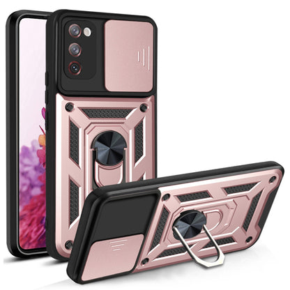 Husa de protectie Techsuit CamShield Series compatibila cu Samsung Galaxy S20 FE 5G, acoperire spate, rose gold