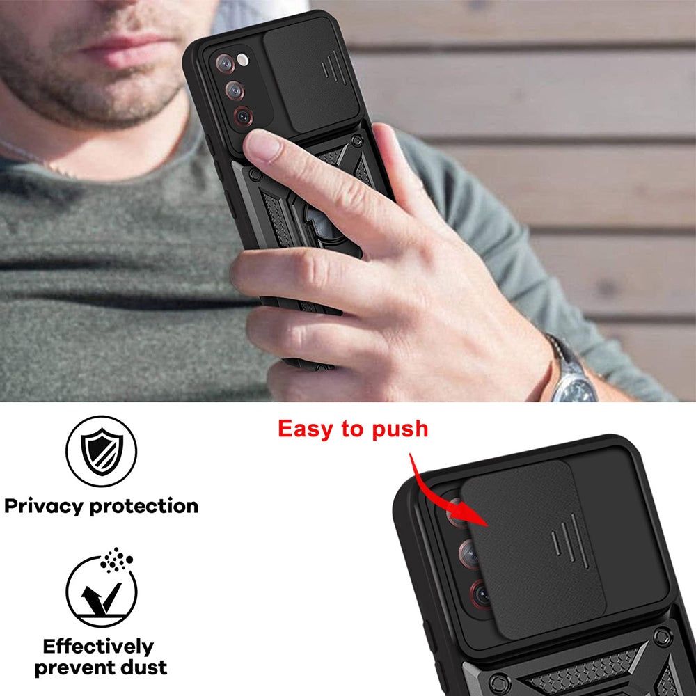 Husa de protectie Techsuit CamShield Series compatibila cu Samsung Galaxy S20 FE 5G, acoperire spate, rose gold