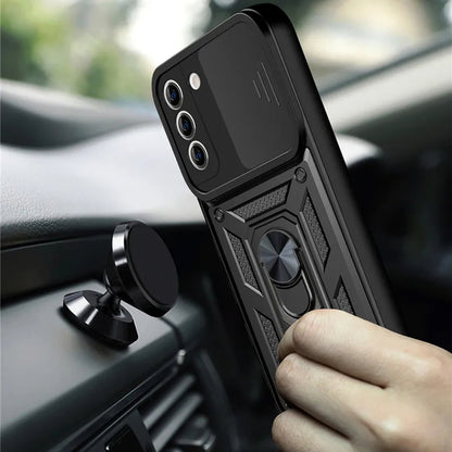 Husa de protectie Techsuit CamShield Series compatibila cu Samsung Galaxy S21 Plus 5G, acoperire spate, verde