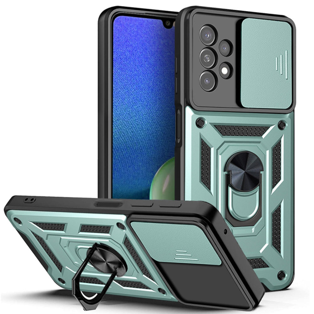 Husa de protectie Techsuit CamShield Series compatibila cu Samsung Galaxy A13 4G, acoperire spate, verde