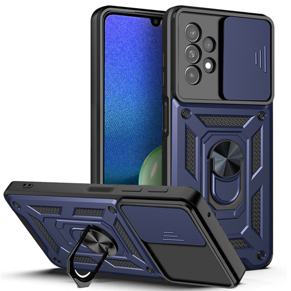 Husa de protectie Techsuit CamShield Series compatibila cu Samsung Galaxy A13 4G, acoperire spate, albastru