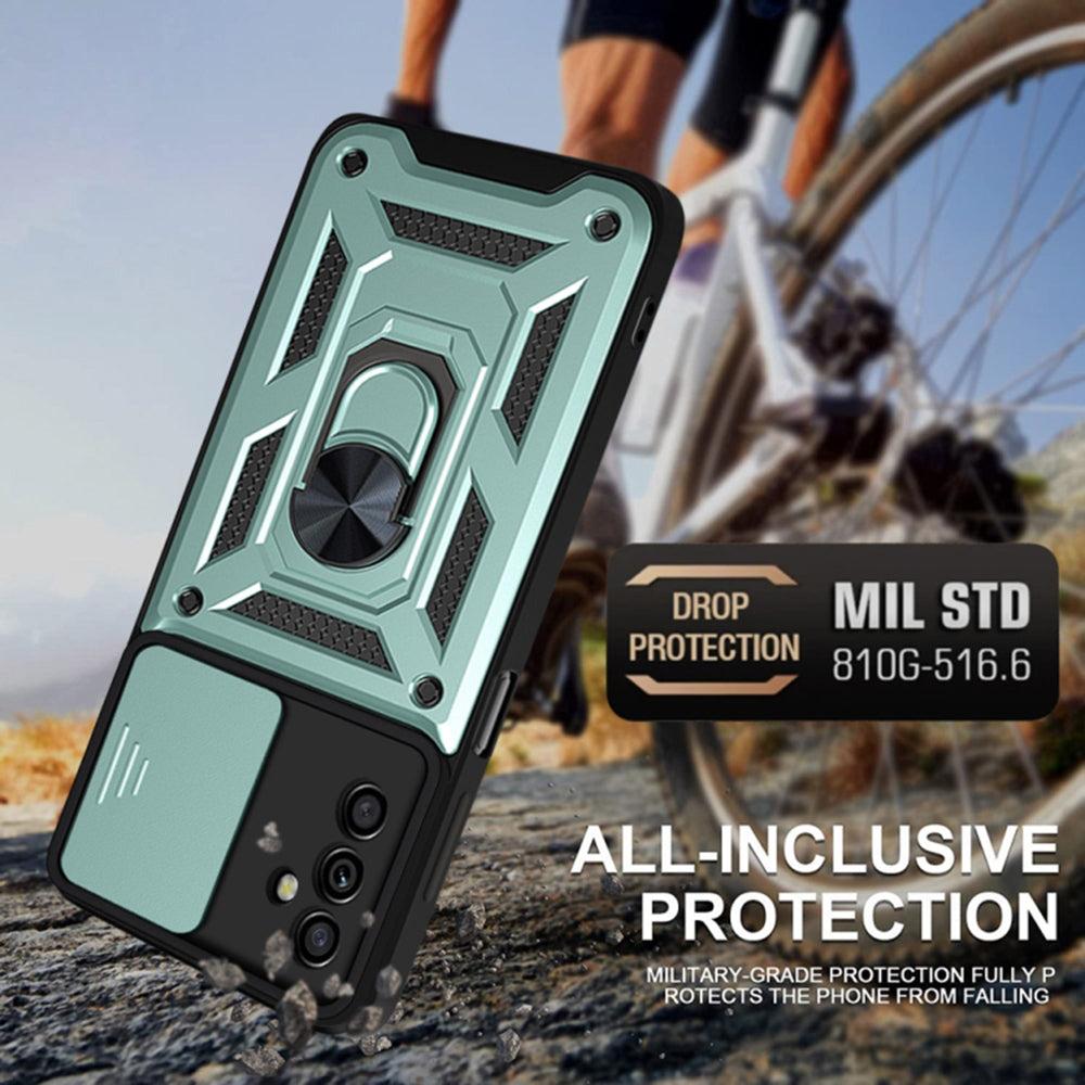 Husa de protectie Techsuit CamShield Series compatibila cu Samsung Galaxy A04s, acoperire spate, verde