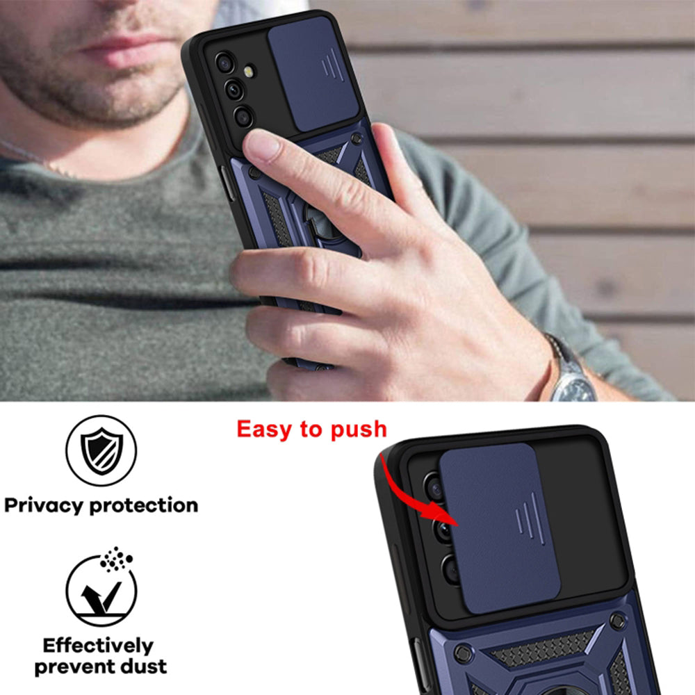 Husa de protectie Techsuit CamShield Series compatibila cu Samsung Galaxy A13 5G, acoperire spate, albastru