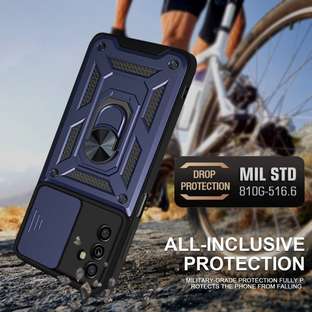 Husa de protectie Techsuit CamShield Series compatibila cu Samsung Galaxy A13 5G, acoperire spate, albastru