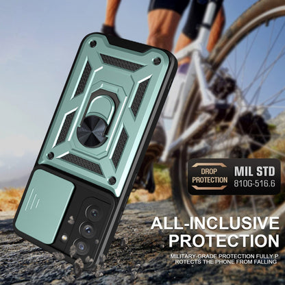 Husa de protectie Techsuit CamShield Series compatibila cu Samsung Galaxy S21 FE 5G, acoperire spate, verde
