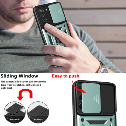 Husa de protectie Techsuit CamShield Series compatibila cu Samsung Galaxy S21 FE 5G, acoperire spate, verde