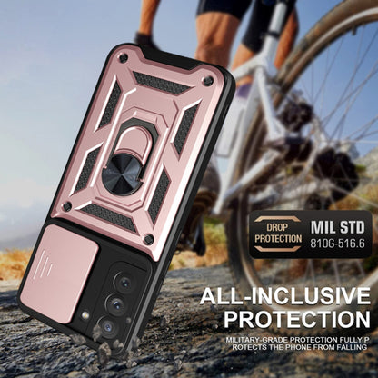 Husa de protectie Techsuit CamShield Series compatibila cu Samsung Galaxy S21 FE 5G, acoperire spate, rose gold