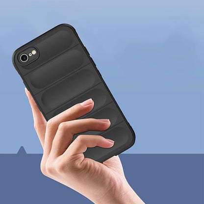 Husa de protectie Techsuit Magic Shield compatibila cu Apple iPhone 8, acoperire spate, negru