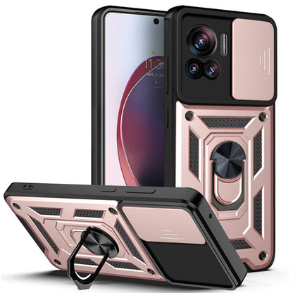 Husa de protectie Techsuit CamShield Series compatibila cu Motorola Edge 30 Ultra, acoperire spate, rose gold