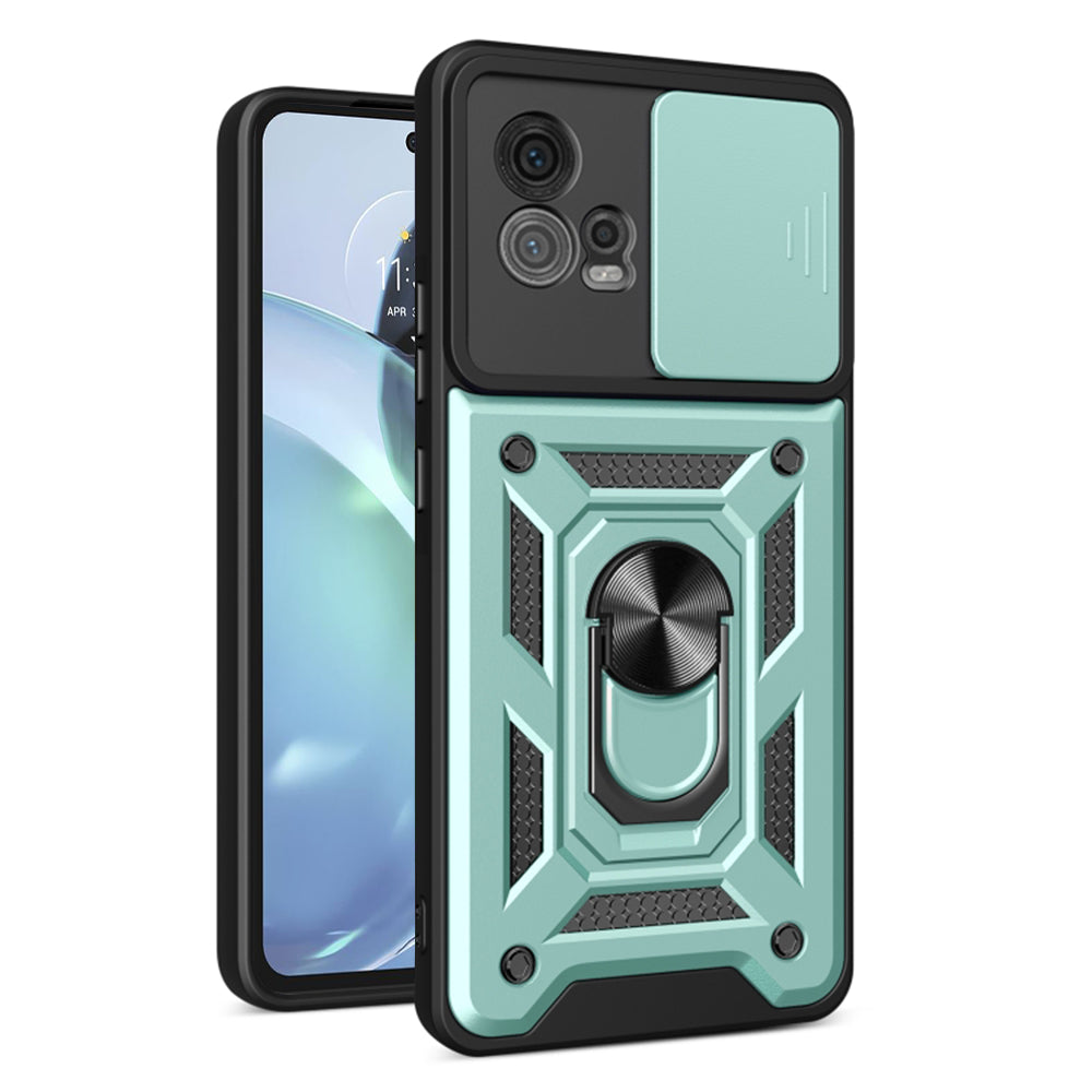 Husa de protectie Techsuit CamShield Series compatibila cu Motorola Moto G72, acoperire spate, verde