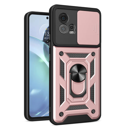 Husa de protectie Techsuit CamShield Series compatibila cu Motorola Moto G72, acoperire spate, rose gold