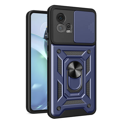 Husa de protectie Techsuit CamShield Series compatibila cu Motorola Moto G72, acoperire spate, albastru