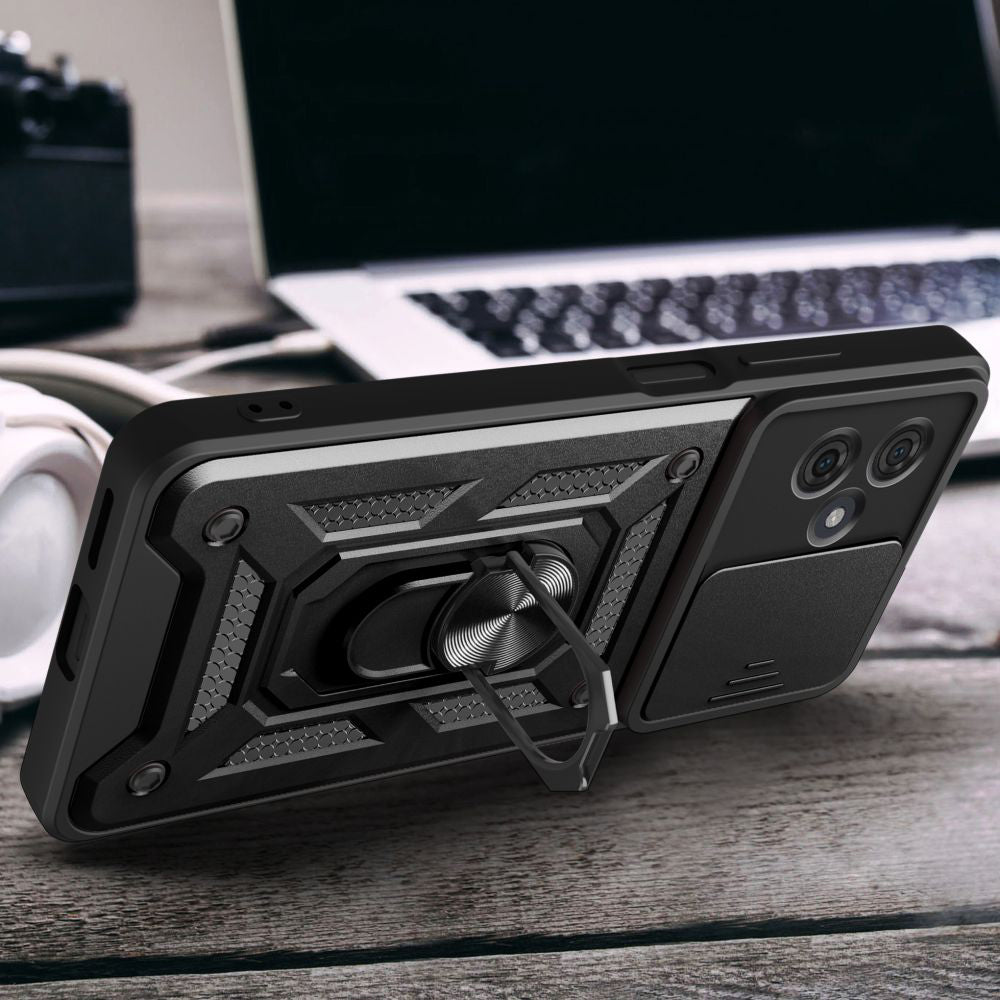 Husa de protectie Techsuit CamShield Series compatibila cu Motorola Moto G64, acoperire spate, verde