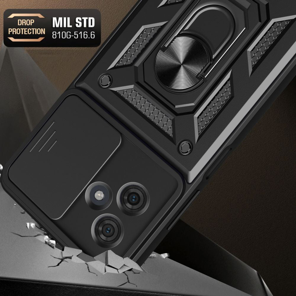 Husa de protectie Techsuit CamShield Series compatibila cu Motorola Moto G64, acoperire spate, rose gold
