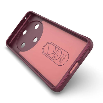 Husa de protectie Techsuit Magic Shield compatibila cu Honor Magic6 Lite, acoperire spate, visiniu
