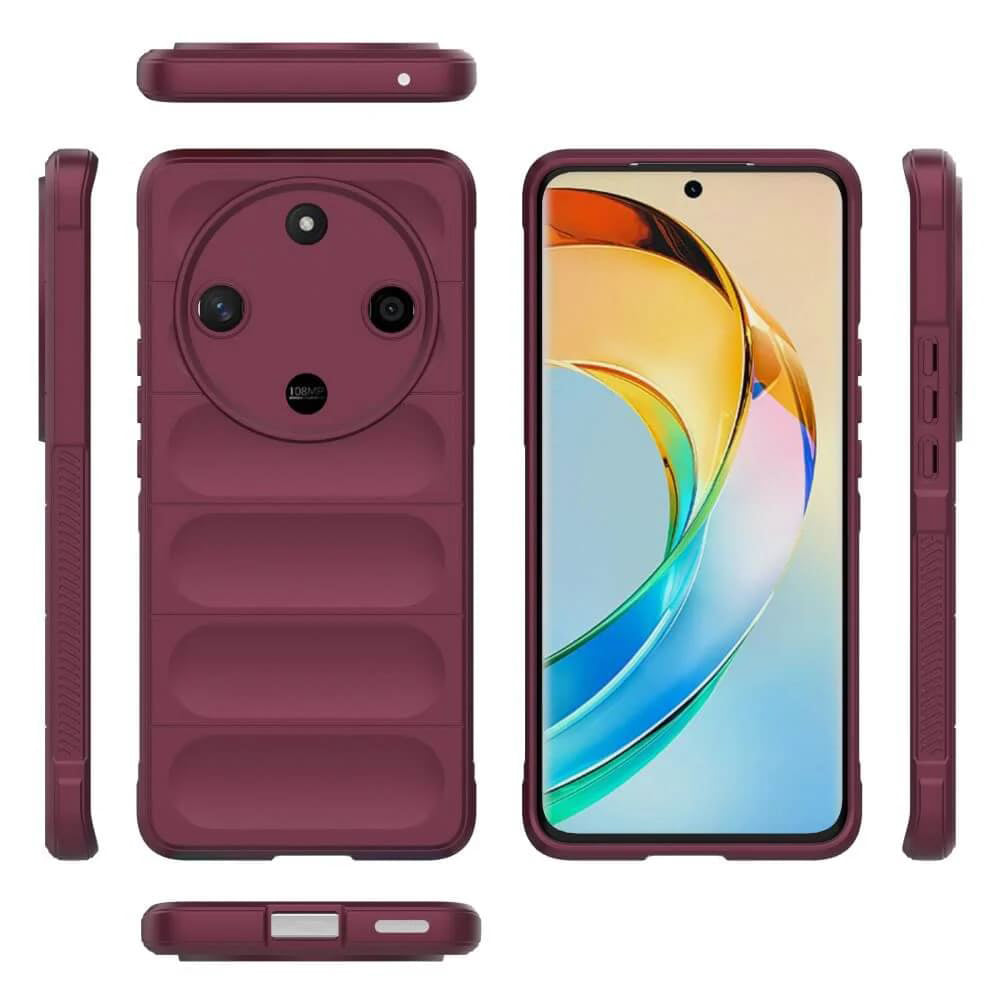 Husa de protectie Techsuit Magic Shield compatibila cu Honor Magic6 Lite, acoperire spate, albastru inchis