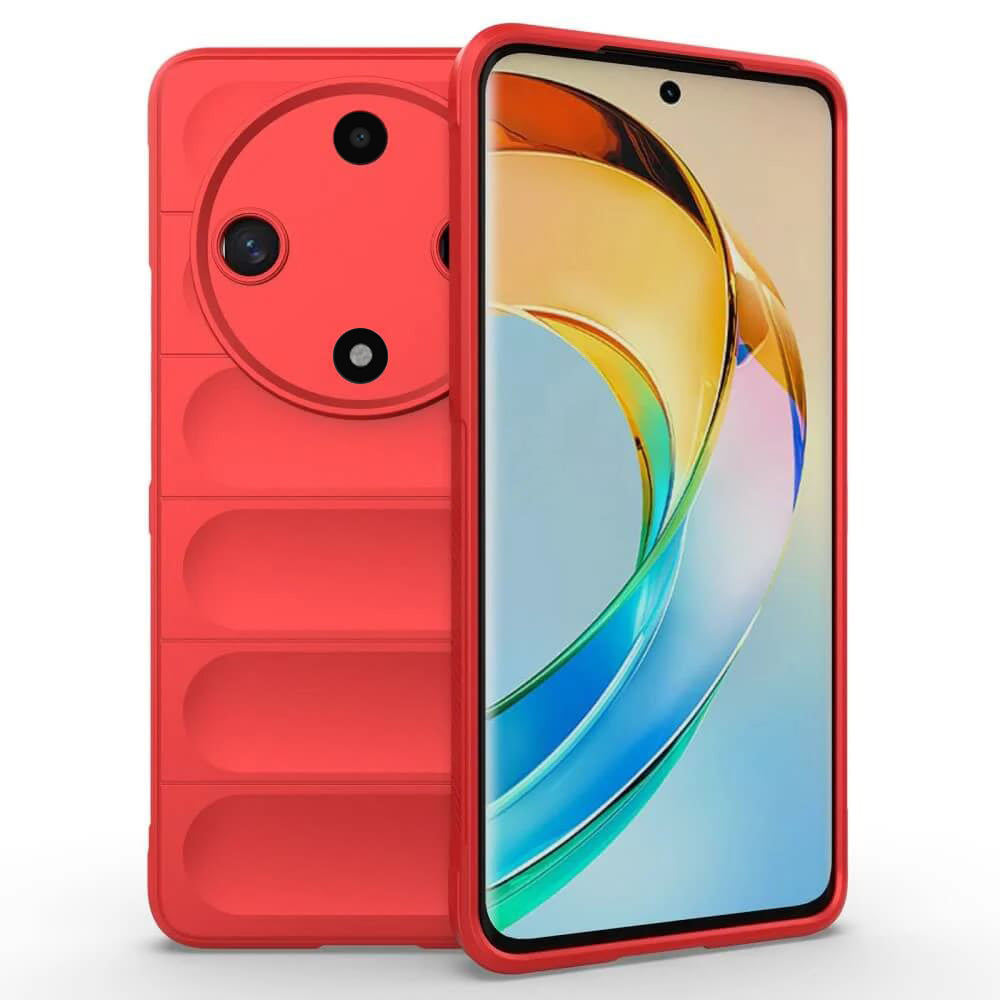Husa de protectie Techsuit Magic Shield compatibila cu Honor Magic6 Lite, acoperire spate, rosu