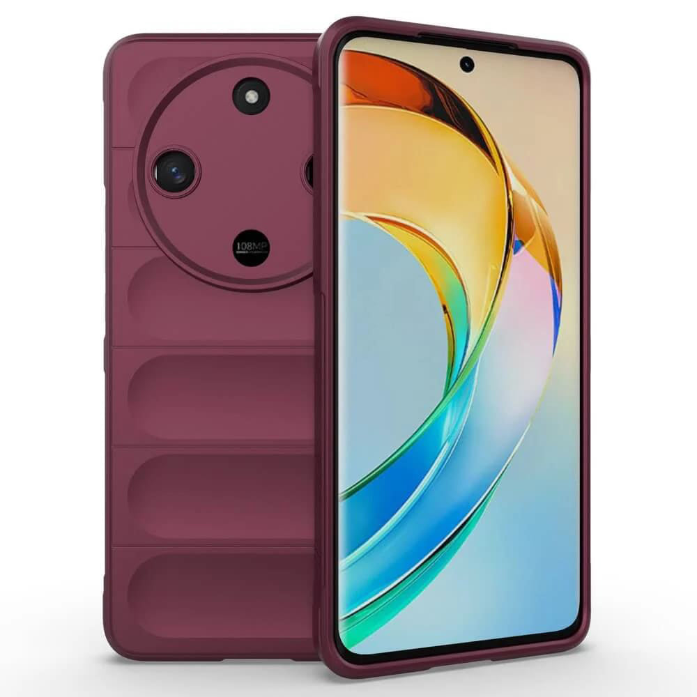 Husa de protectie Techsuit Magic Shield compatibila cu Honor Magic6 Lite, acoperire spate, rosu