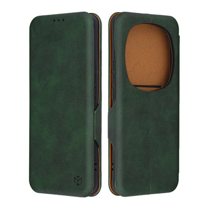 Husa de protectie Techsuit Safe Wallet Plus compatibila cu Honor Magic6 Lite, acoperire spate, verde