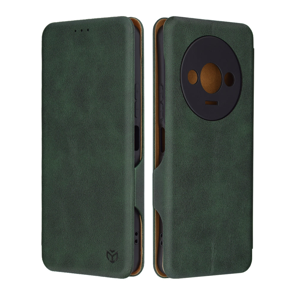 Husa de protectie Techsuit Safe Wallet Plus compatibila cu Xiaomi Redmi Note 13 4G, acoperire spate, negru