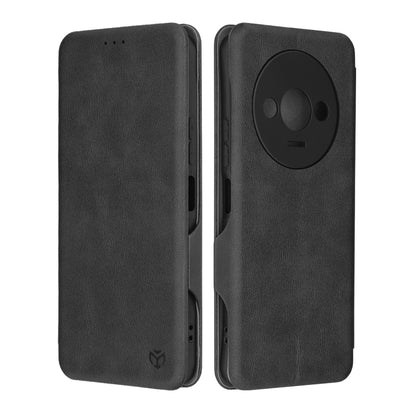 Husa de protectie Techsuit Safe Wallet Plus compatibila cu Xiaomi Redmi Note 12S, acoperire spate, negru